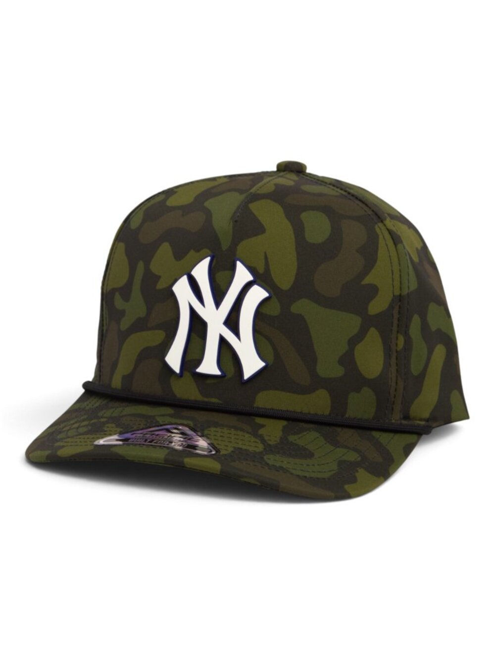 New York Yankees NY White 3D Duck Camo Rope Hat- Woodland